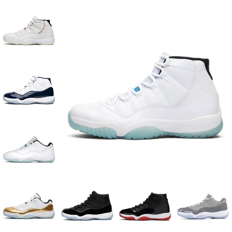 

11s High Quality Basketball Shoes UNC11 Bred Platinum Tint Legend Gamma University blue Dark Concord low Space jam Cool grey Anniversary Cherry mens sports shoes, 72-10