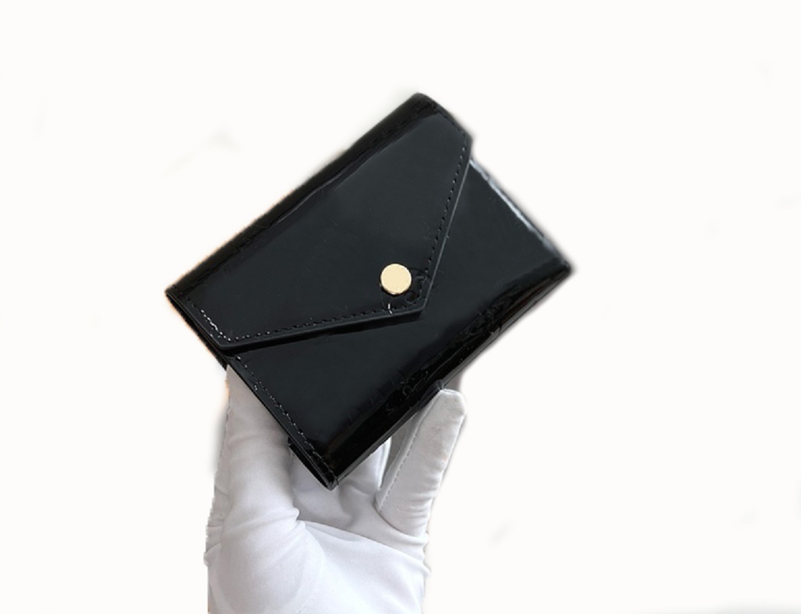 

Fashion Designers Zippy WALLET Luxury Mens Women Wallets High Quality Patent Leather Monograms Coin Purse Empreinte Card Holder Clutch With Origina Box 419L38a, Embossed monograms