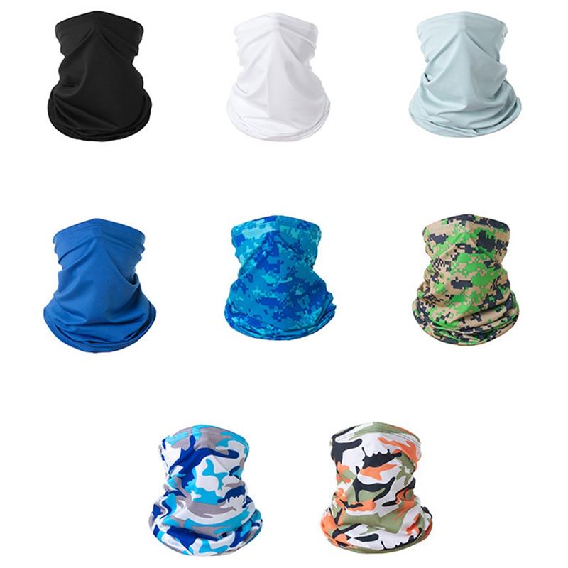 

Bandanas Magic Sports Scarf Outdoor Head Cover Hundred Cool Silk Mesh Men Riding Fishing Sunscreen Mask Multi-purpose