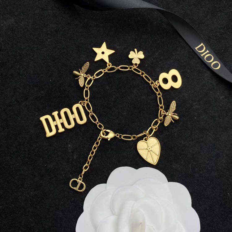 Fine fancy Bracelet Star Love clover digital multi-element female Bracelet-image-782534385