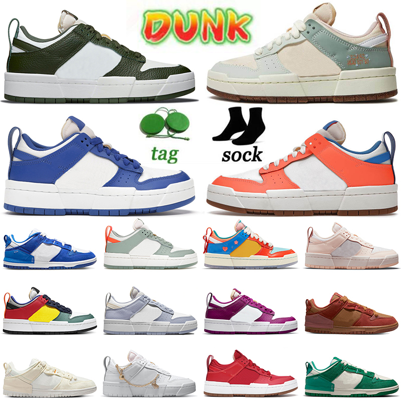 

With Sock 2022 Fashion Disrupt 2 Low Pixel Men Women Running Shoes Malachite Dark Green Gold Charms Red Gum Sea Glass Pale Ivory Platform Sports Sneakers Trainers, B3 pale ivory 36-45