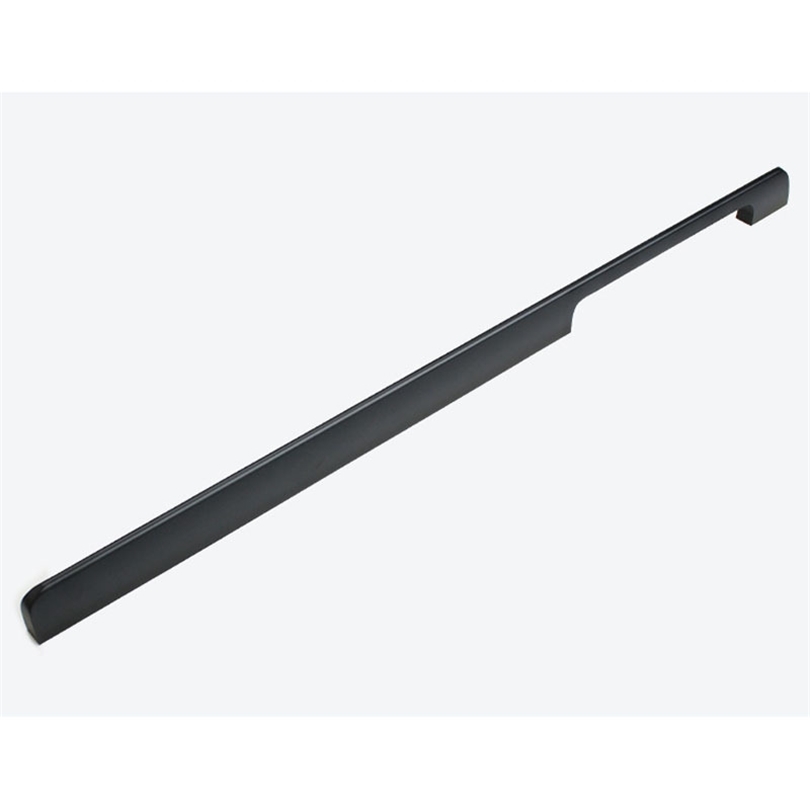 

1 piece Long Cabinet Handle 50cm/80cm/100cm Wardrobe Handles Black Furniture Door Pulls Large Drawer Knobs 201013