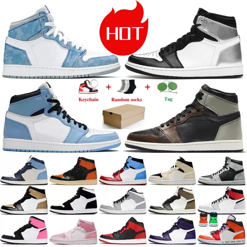 

Mens 1 High Og Basketball Shoes 1S Bordeaux University Blue jordan 1 Dark Mocha Bred Shadow chicago Heritage royal Unc Twist Seafoam Men Women Sneakers Trainers, 30