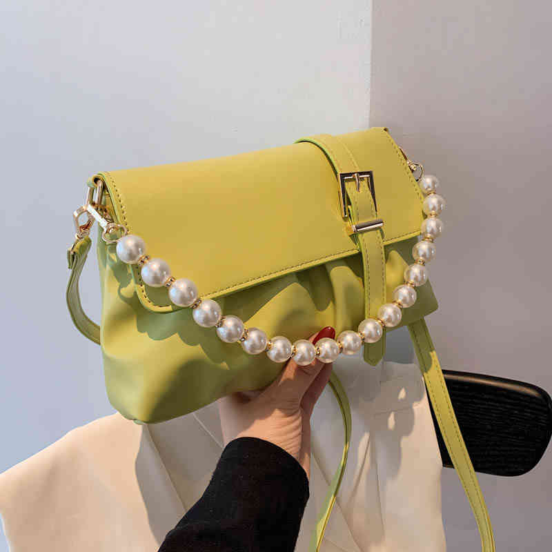 

Pearl Simple Fashion Shoulder Bag Summer New Style 2021 High Quality Luxury Designer Brand Travel Messenger and Handbag Sac, Pink