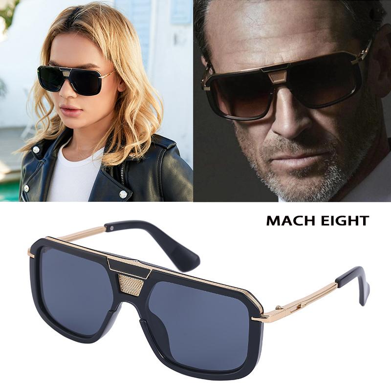 

Sunglasses Fashion MACH EIGHT Men Women Designer PUNK Sun Glasses Vintage Sunglass De Sol Uv400SunglassesSunglasses