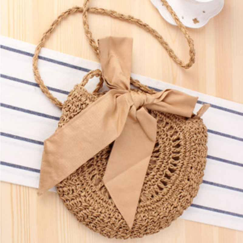 

HBP large capacity tote lady big purses shopper new casual straw women shoulder bags wicker woven handbags rattan summer beach bag Trend Novel unique style, As shown