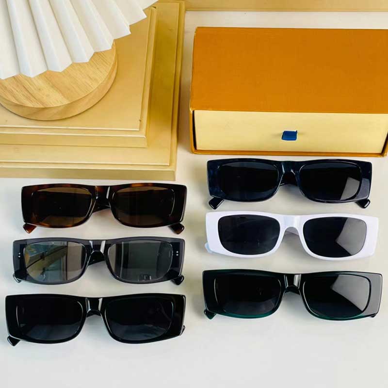 Lunettes de soleil Z2580E pour hommes et femmes de marque de mode Style d'été classique avec grand logo doré Temples Divertissement décontracté L