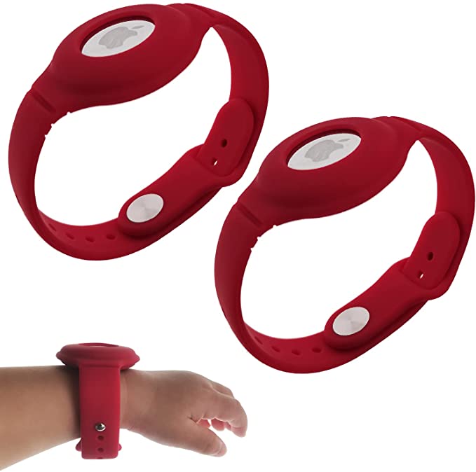 

Hi Q Apple airtag Soft Silicone band Strap For Children and the elderly