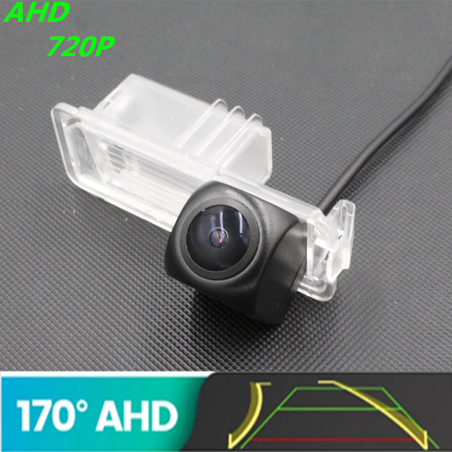 

AHD 720P Trajectory Fisheye Car Rear View Camera For Volkswagen VW golf MK6 MK7 2009-2020 Passat B7 2011-2014 Scirocco R/GTS 2008~2018 Reverse Vehicle Monitor