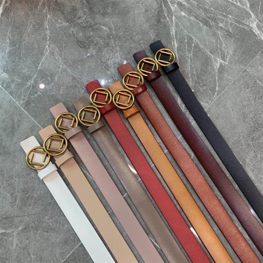 

Double F letter fashion belt buckle leather ladies 2.8 wide skirt jeans casual trousers embellished19043498, Multi