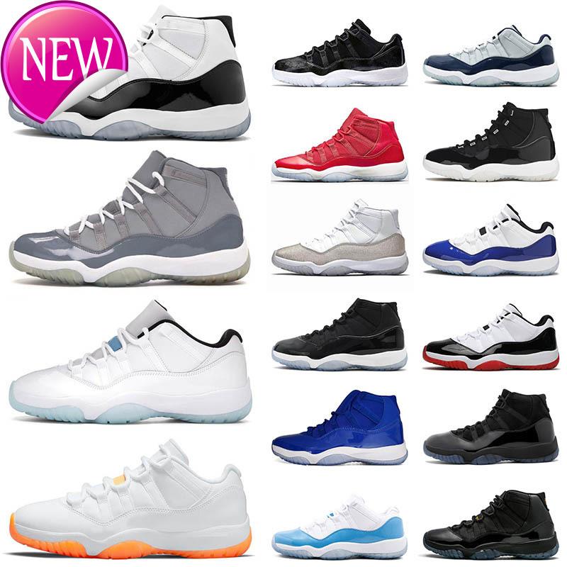 

Jumpman 11 Basketball Shoes 11s Xi Sports Sneakers Citrus Low Legend Blue High 25th Concord Bred Space Jam Gamma Men Women Trainers Y, Box