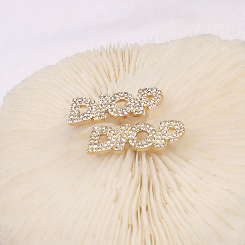 

18K Gold Plated Double Letter Stud Classic Retro Women Luxury Brand Designer Letters Earrings Pearl Crystal Rhinestone Wedding Party Jewelry Accessories 20 Style