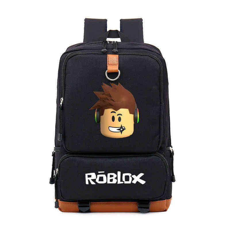 

School Bags roblox backpack for teenagers Girls Kids Boys Children Student travel backpack Shoulder Bag Laptop bolsa escolar, Black