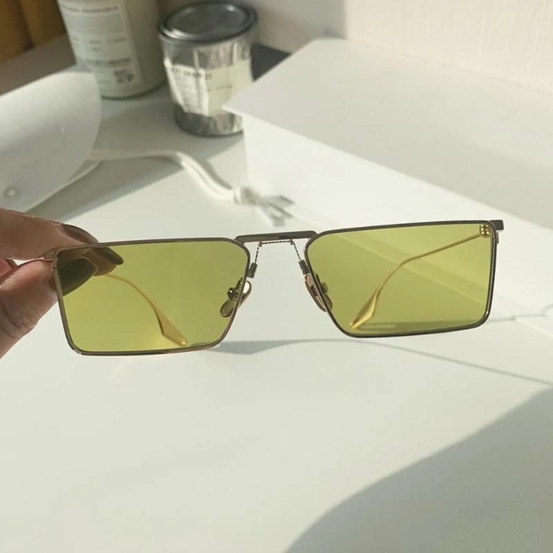 

Sunglasses Vintage Narrow Small Women Metal Frame Sun Glasses Rectangle Driving Eyeglasses Fishing Eyewear Men 2022SunglassesSunglasses