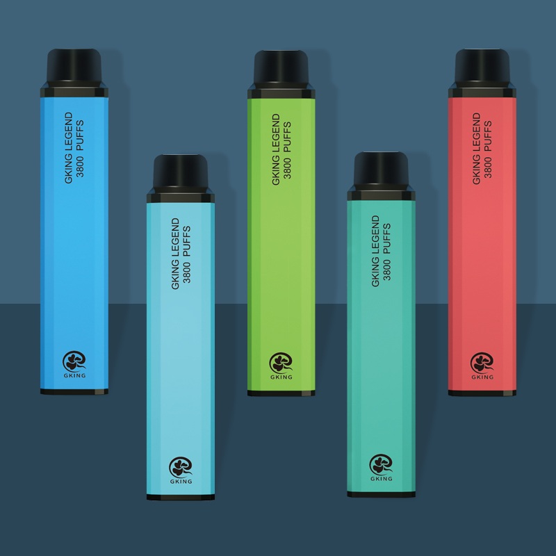 

Disposable E cigarettes 3800 Puffs Vape Pen gking Plus 10ml Pre-Filled Capacity 650mAh rechargeable Battery Vaporizer escobar puff bang xxl air bar lux max