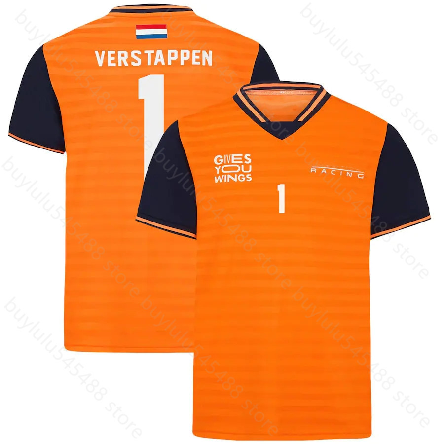 

2022 F1 Team Racing Men' t Shirts the Driver Max Verstappen Sportswear with Leisure Summer Short Sleeve