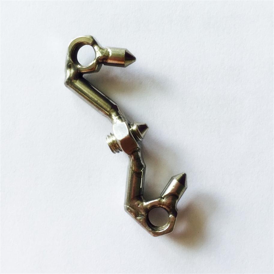 Nouveau anneau de pointes anti-off pour la nouvelle conception chasteté cage ouverte bouche bouche bouchonne de chasteté en acier inoxydable pour