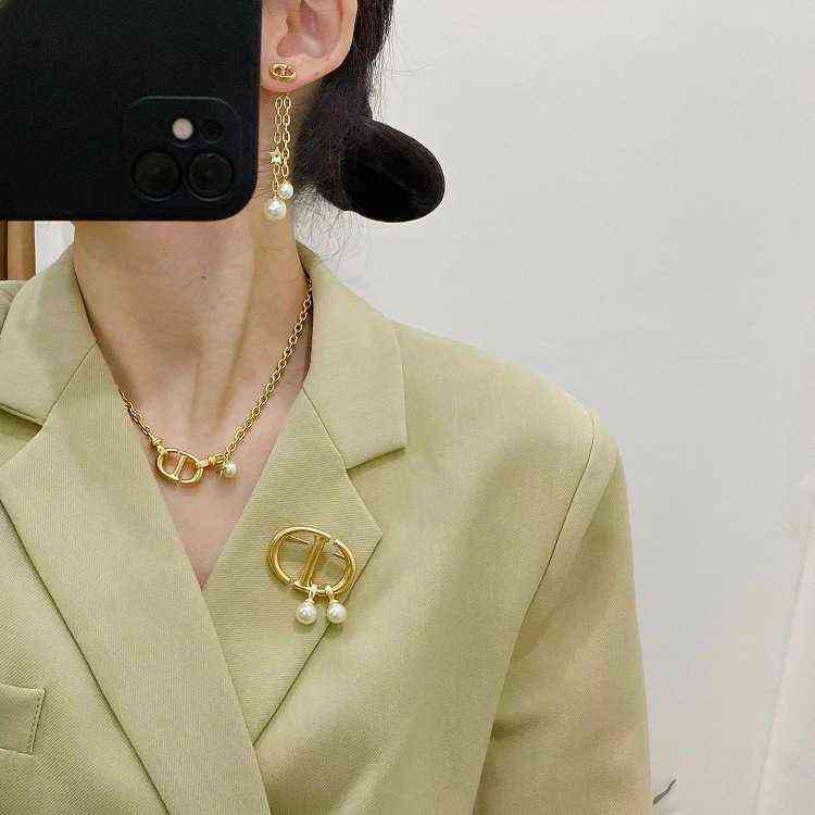 Fine Pearl Star Necklace Fashion Trend women's 925 silver needle multi-layer bracelet Jewelry-image-782530873