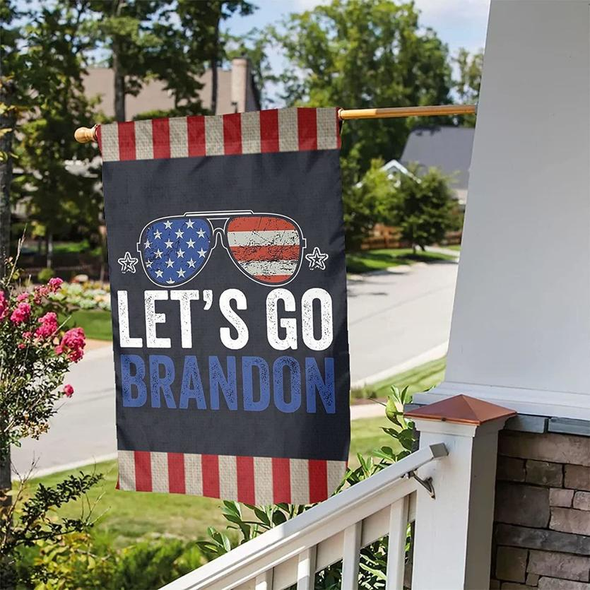 

Lets Go Brandon Flags 45*30 Outdoor Garden Banner FJB Hand Flag Double-sided Printing Party Supplies sxa5