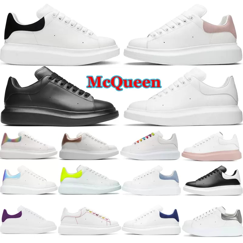 

designer MC queens alexander sneaker shoes women Casual shoes mens leather white platforms with pinks black red green outdoor sneakers size 36-45, 13