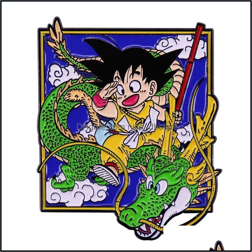 

PinsBrooches Jewelry Funny Animation Movies Hard Enamel Pins Collect Cute Dragon Metal Cartoon Brooch Backpack Collar Lapel Badges F Dh9Pm