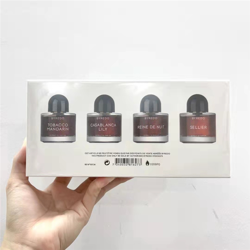 

All match Highest version Perfume Attractive fragrance woman man byredo 4pcs 10ML ROSE OF NO MAN'S LAND spray smell charming cologne high quality fast delivery