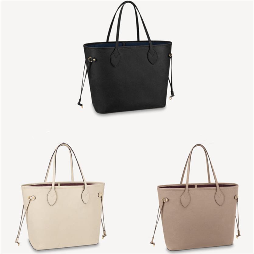 2021 Ladies Crossbody Bag Vintage Handbag Plain Classic Letter Cowhide Double Handle Delicate Tote Bags Women Fashion Shoulder Han158g