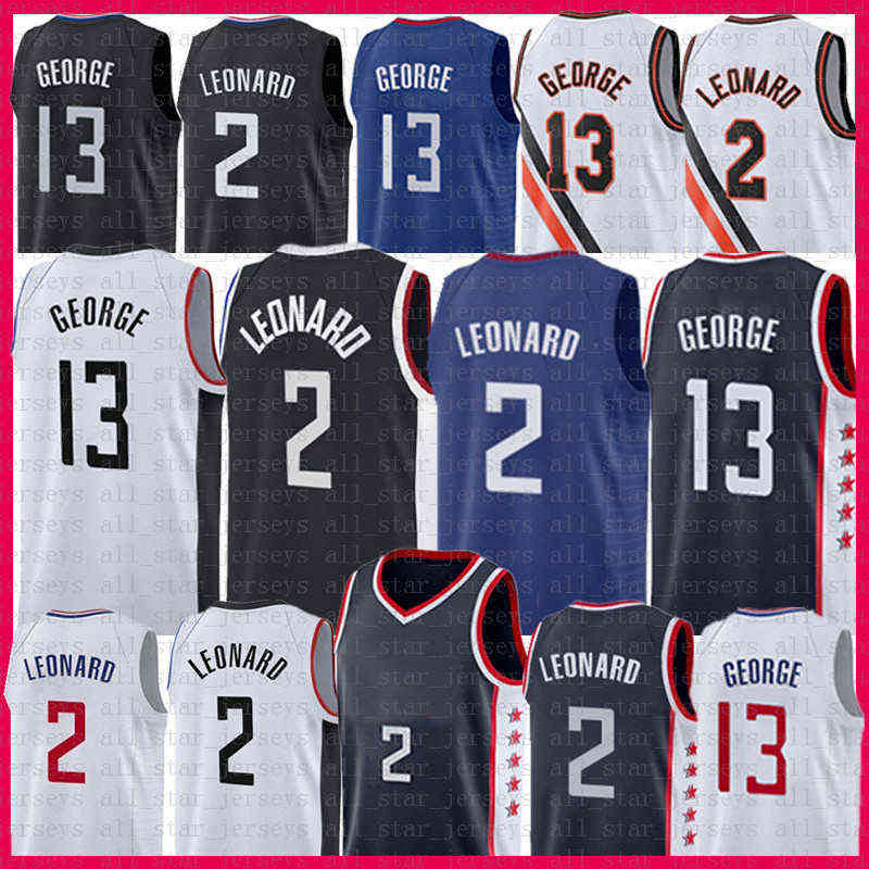 2 13 Kawhi Leonard Paul George Basketball Jersey Mens Shirts Sports Jerseys-image-763005534