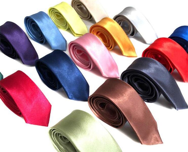 

5cm Silk Ties for Men Solid Celebrity Pajaritas Gravata Slim Mens Neck Skinny Tie ys222