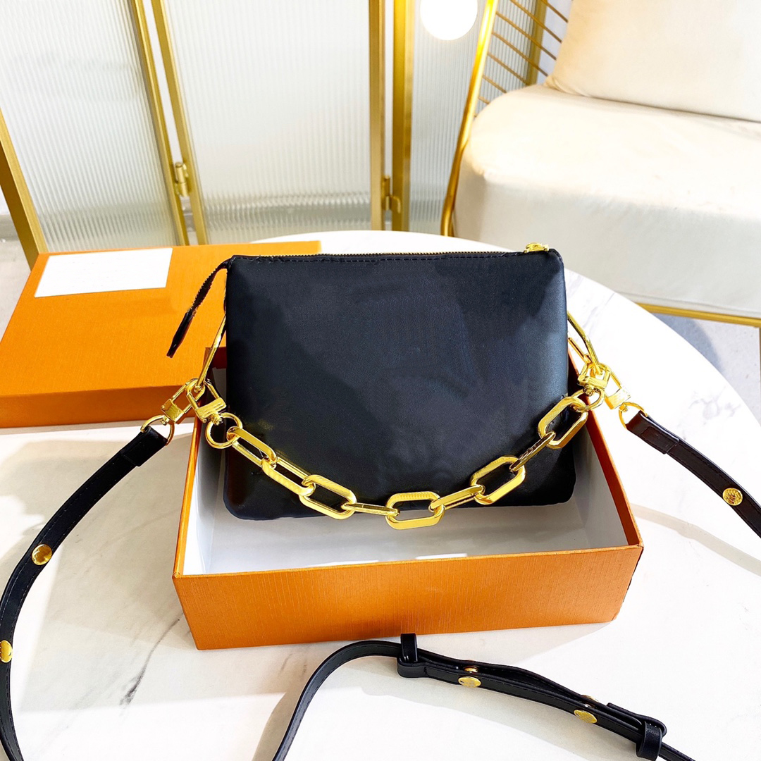 

Mini COUSSIN BELTBAG BB Cushion Shoulder Bag Chunky handbsg Gold color chain Designer Monograms Embossed Leather Flap Luxury Cruise Crossbody handbags, Other