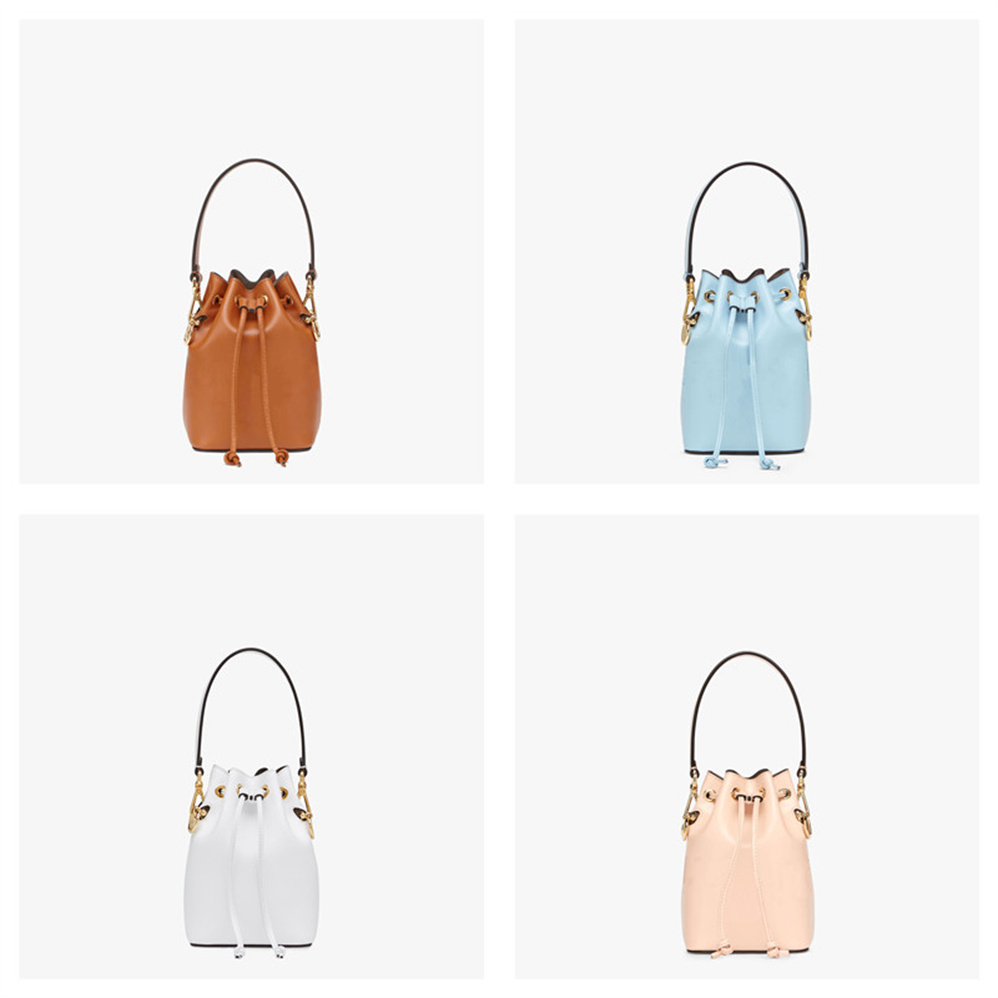Mon tresor petit sac seau diagonale prépuce matière cuir doublure intérieure pièces en métal doré avec deux bretelles amovibles
