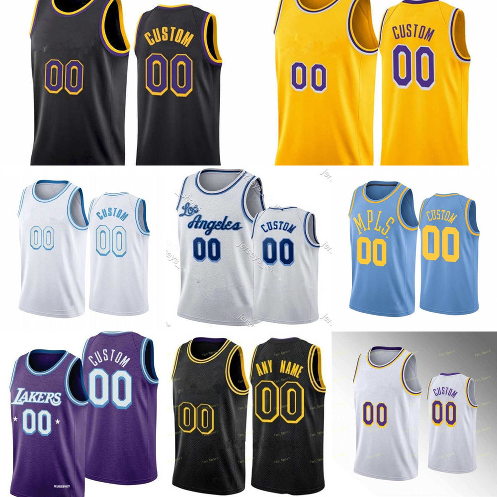 

75th Custom men Los Angeles''Lakers''Women Youth Jersey LeBron 6 James Russell 0 Westbrook Anthony 3 Davis Carmelo 7 Anthony Basketball Jerseys, Color