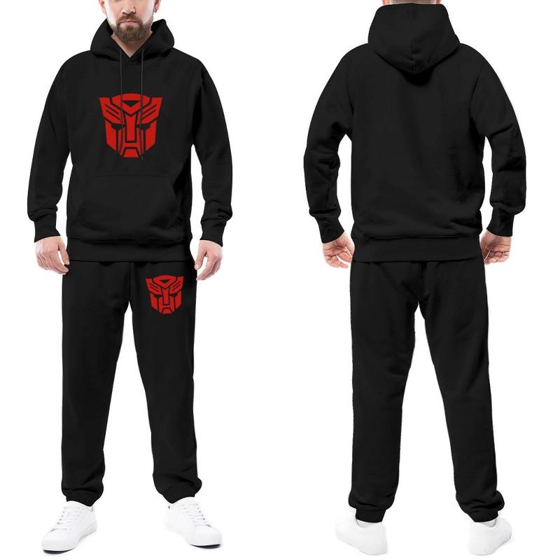

Men's Tracksuits Optimus Mens Tracksuit Set Autobot Men Sweatsuits Christmas Sweatpants And Hoodie Fashion, Gray