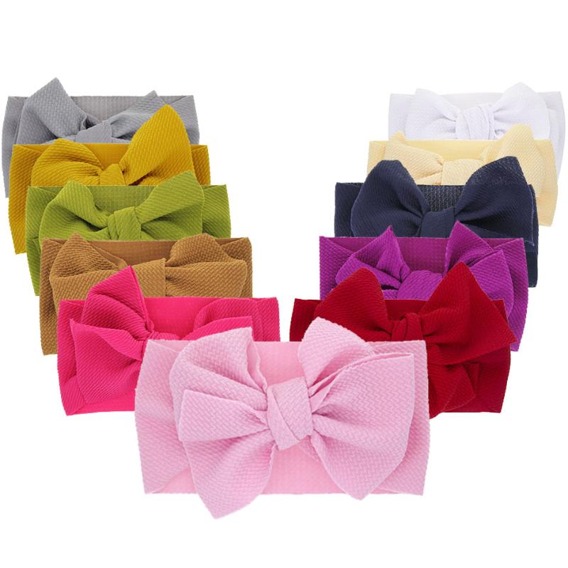 

Hair Accessories Born Headwrap For Baby Girl 0-24 Months Bows Headband Children 1 Pcs Solid Color Toddler Kids Hairbands, Ep2311