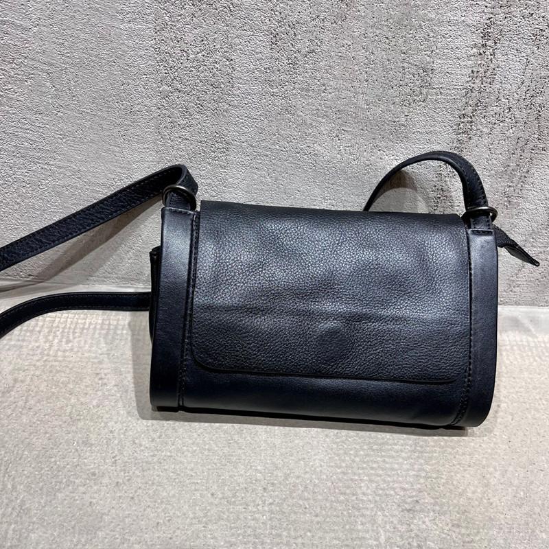 

Evening Bags Vintage Natural Leather Women Crossbody Real Genuine Shoulder Bag Female Multi-Layer Small Messenger PursesEvening, Black