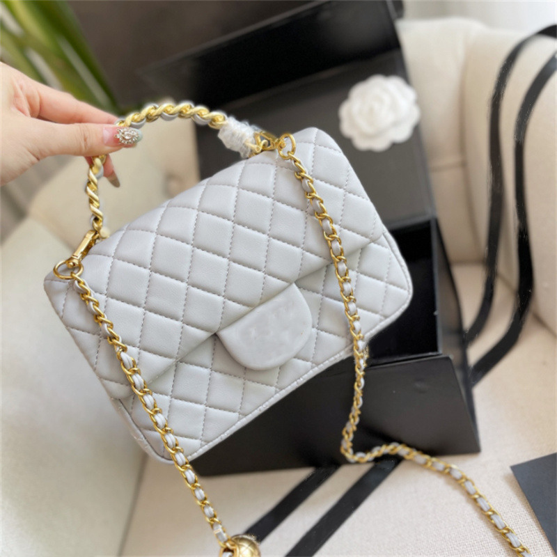 Bags Early Spring New Round Square Fat Man Really Sweet Classic Design High Quality Sheepskin Texture Feel Super Good Original Hardware Super Brand