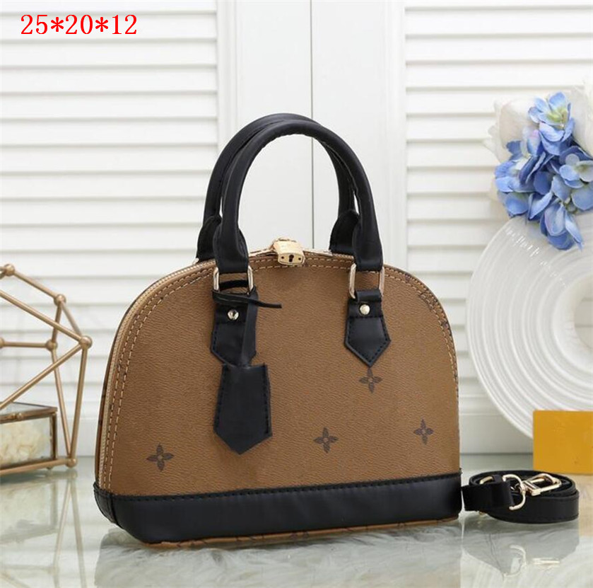 

Top Quality ALMA BB PM Shell Bag Women Genuine Leather Handbags Flower Embossed Shoulder Bags With Lock Designer handbags Crossbody Pretty