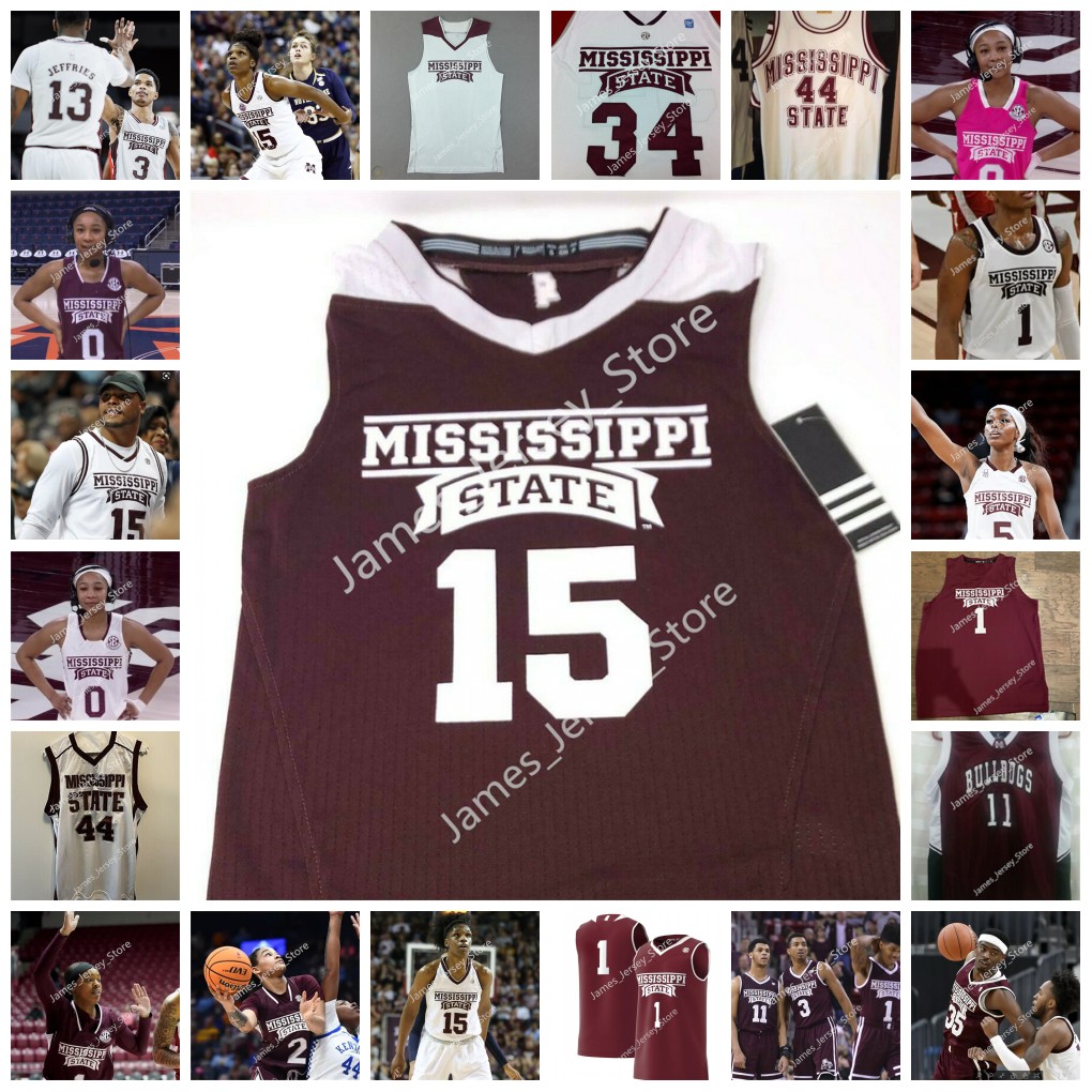 

NCAA Stitched Mississippi State Bulldogs basketball Jersey 4 Jessika Carter 5 Rickea Jackson 11 Kn'isha Godfrey 12 Mia Moore 15 Alasia Hayes 10 Aislynn Hayes Jerseys