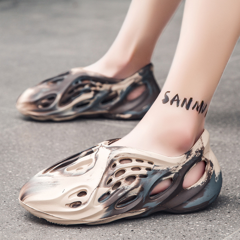 

mens Women Sandals Slides Slippers bone Resin Desert Sand foam runner Stone Sage Ararat Rubber West Summer west Brown Flat slide sandal, Red