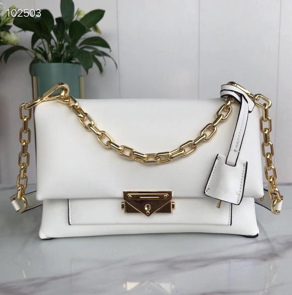 

High quality designer bags classic version shoulder bag with chain strap messenger purse ladies diagonal handbag metal buckle crossbody, Red