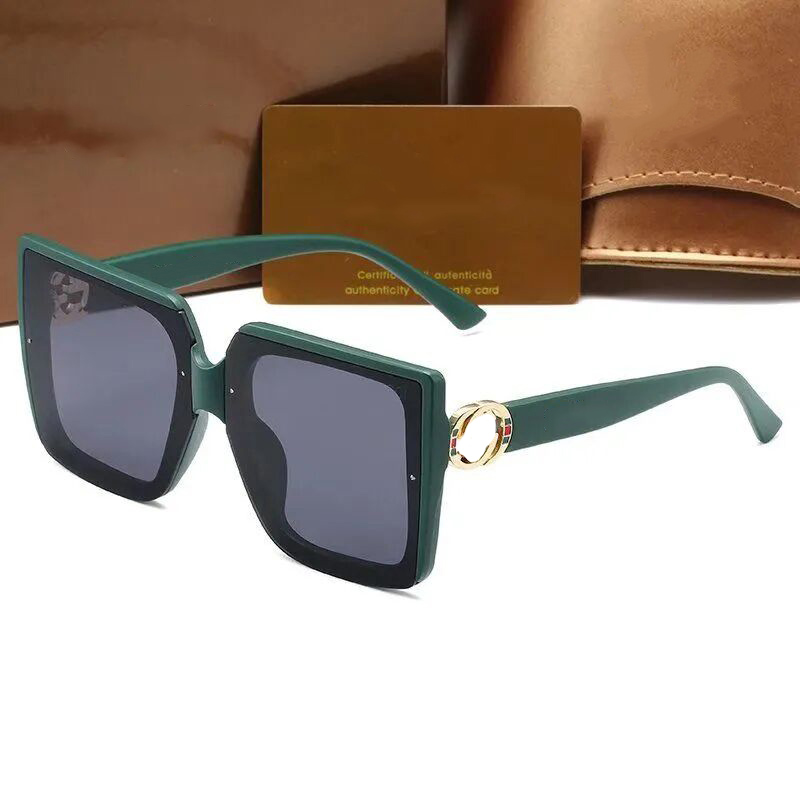 

G's new fashion sunglasses big frame pop sunglasses men's and women's general box driving glasses