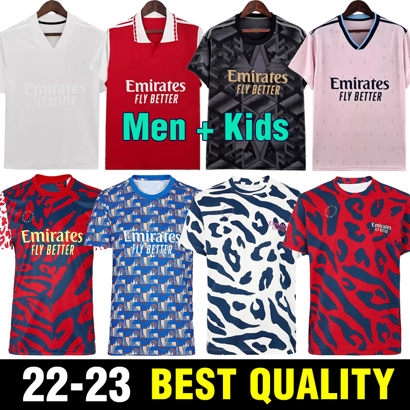 

22 23 Gunners Soccer jersey 2022 ARsen PEPE CEBALLOS HENRY GUENDOUZI SMITH ROWE WILLIAN TIERNEY ODEGAARD SAKA THOMAS