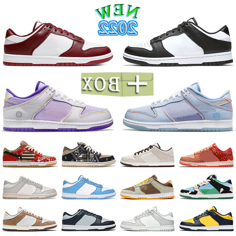 

Shoes Union LA x Dunkes Low Lake Casual Big Size US 12 13 Mens Womens Panda Skateboarding Sneakers Designer Ice Blue Court Purple, Y09 36-45 chunky dunky