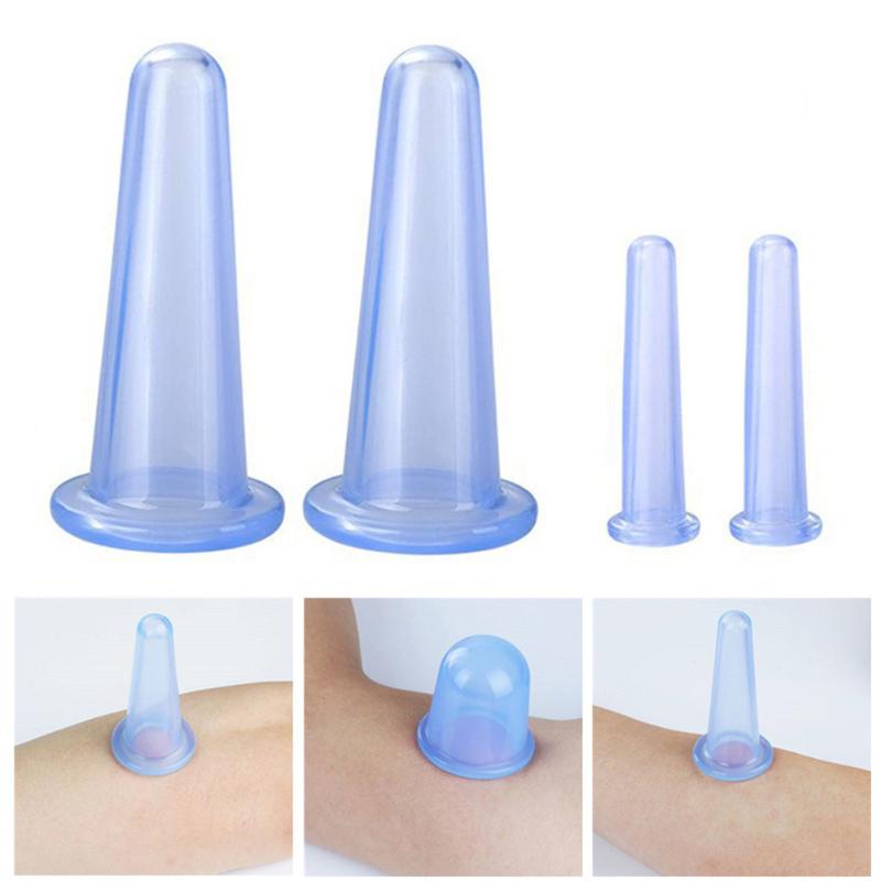 

Other Massage Items 4pcs Silicone Vacuum Cupping Can Apparatus Set Anti Cellulite Skin Lift Anti-wrinkle Body Health CareOther