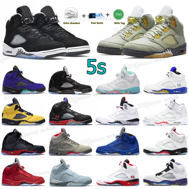 

5s Raging Easter Mens Running Shoes Jumpman 5 Jade Horizon Racer Blue Bull Bluebird Hare Helmet Fire Red Concord Moonlight Sail men trainers sports sneakers US 7-13, I need look other product