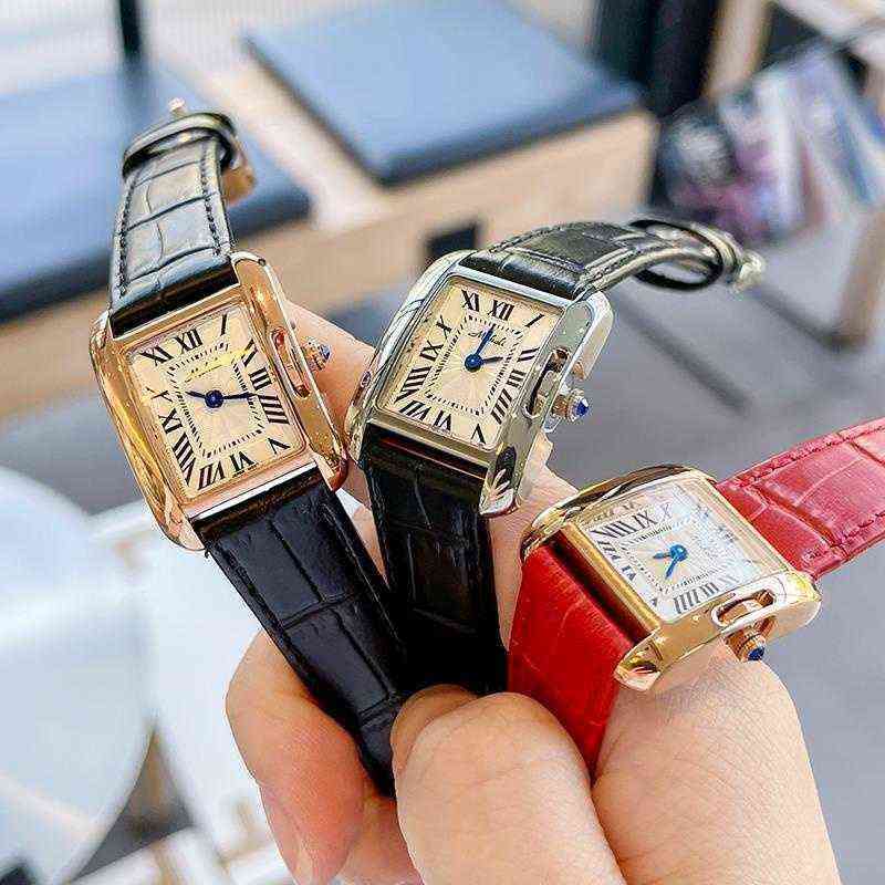 casidy Tank fahion women' watch Women high-end women light luxury niche quartz mall tank ladie new brand-name authentic