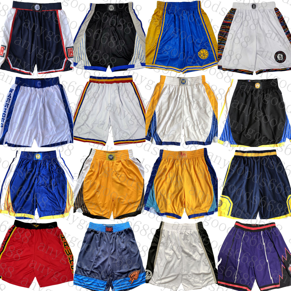 

2022 New Golden''State''Warriors''Men Basketball Shorts 629
