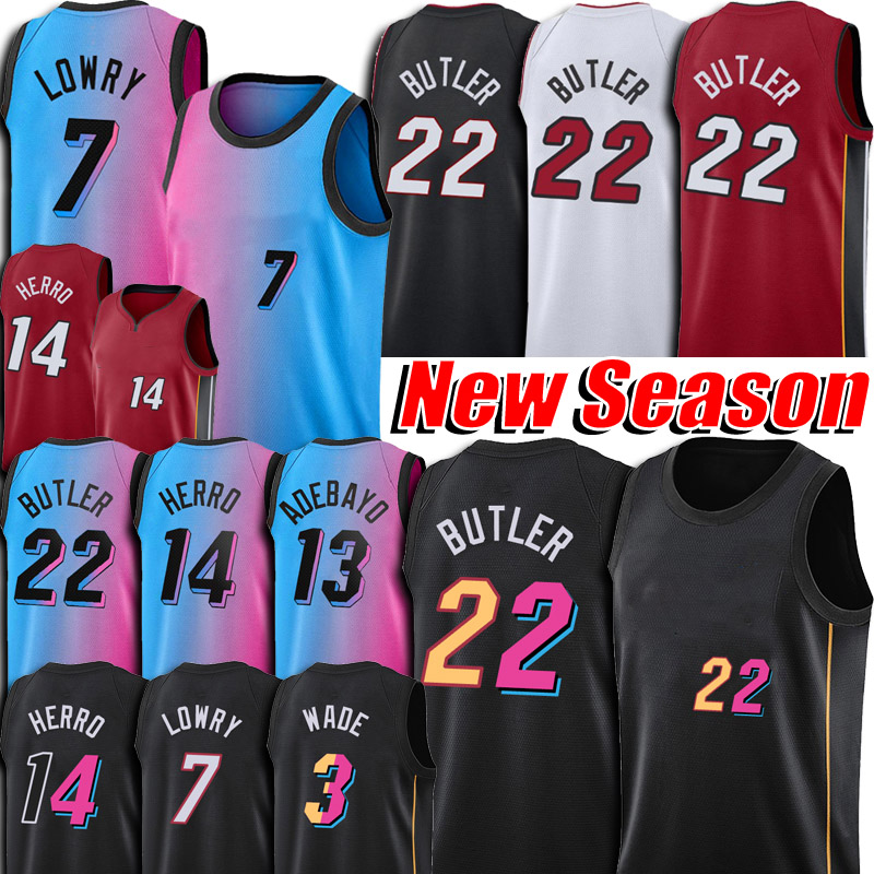 

Jimmy 22 Butler Kyle 7 Lowry Jersey Basketball Miamis Heats Tyler 14 Herro Dwyane 3 Wade Bam 13 Adebayo 55 Robinson 65adsfg, Choose green number