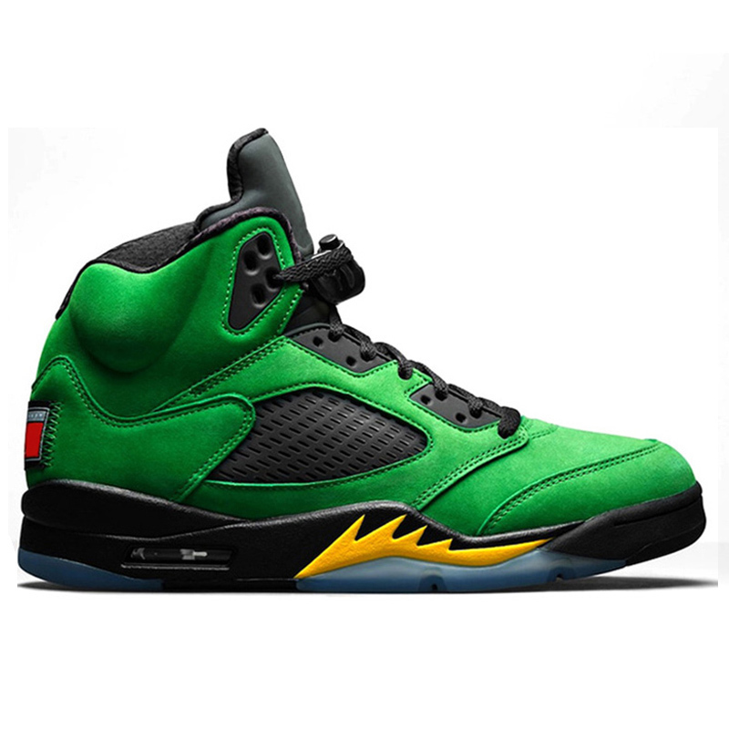

Mens Basketball Shoes Jumpman 5 5s Raging Red Hyper Royal Alternate Grape Blue suede White Cement Men Trainers Outdoor Sports SneakersYKYB, Oregon ducks