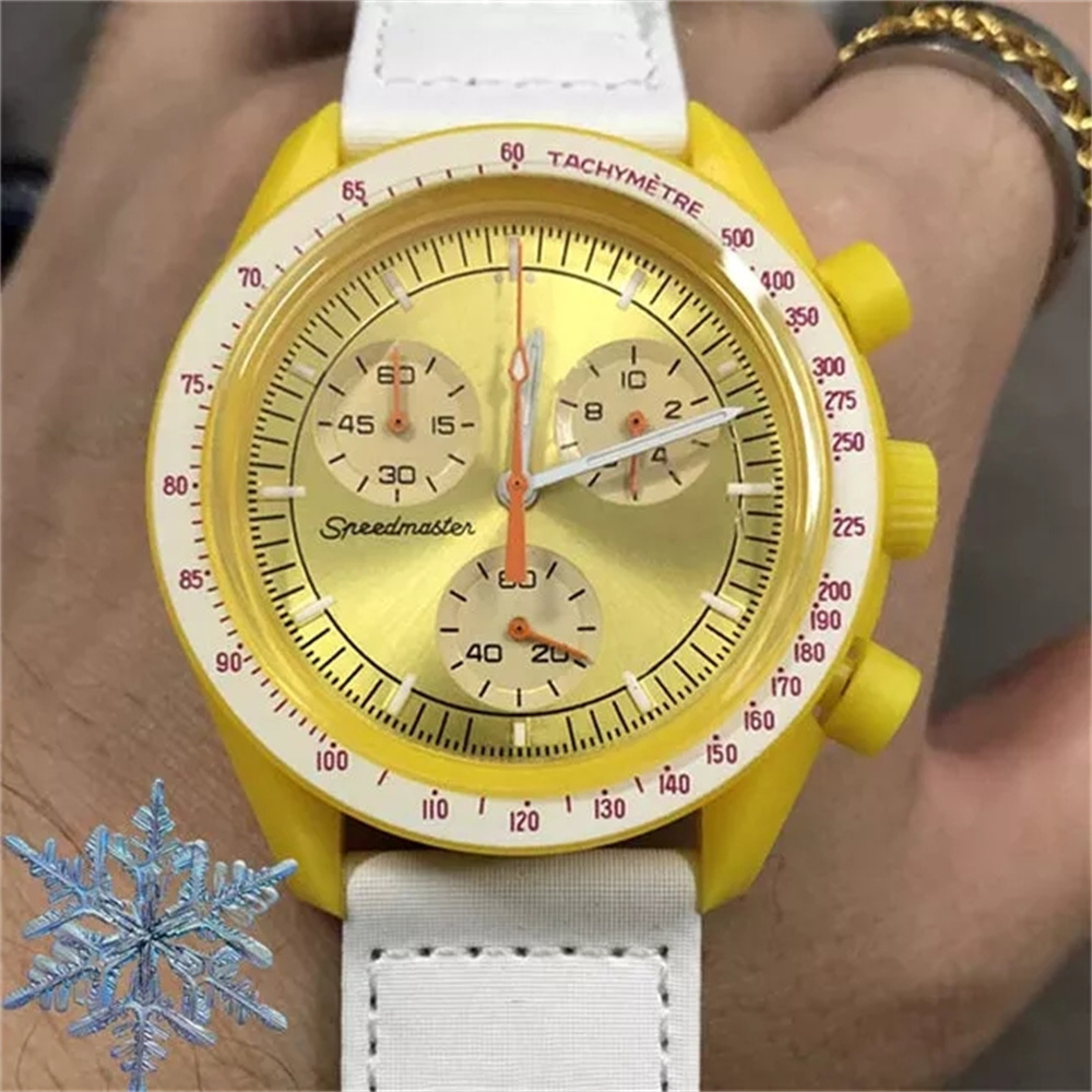 

2022 New couple sports quartz watch multifunctional fashion casual comfortable good fabric strap reloj de hombre des, Box